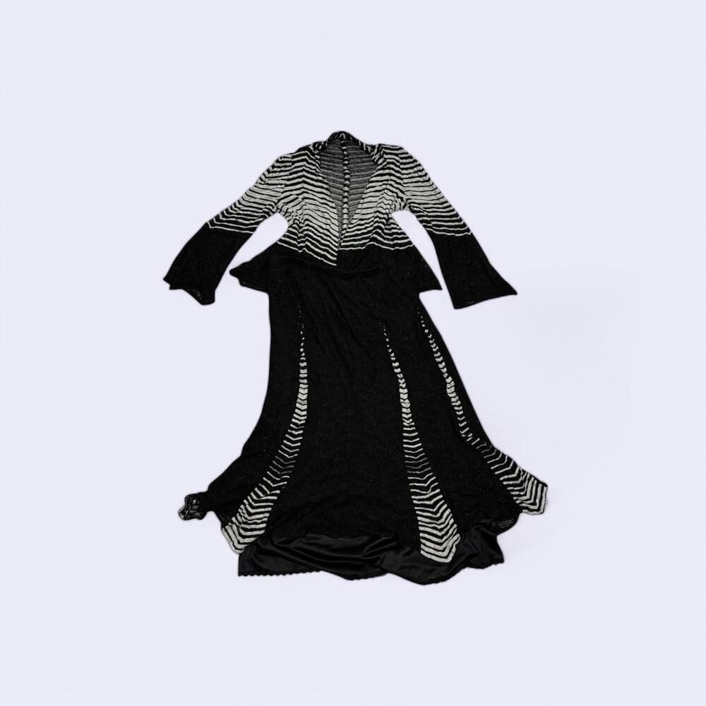 Vintage damianou sheer black and